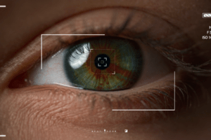 目のクローズアップ