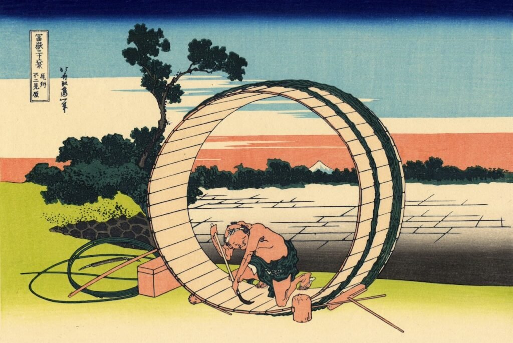 北斎 富嶽三十六景 尾州不二見原